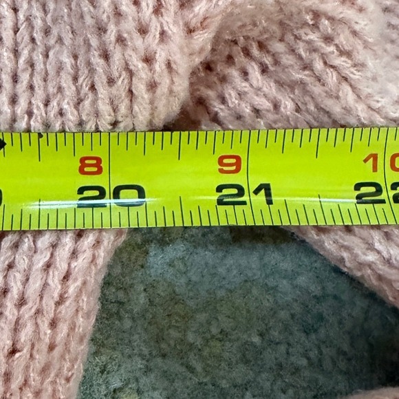 Anthropologie Luna Ivy Pink 3D Cherry Knit Cardigan Sweater Small Chunky Spring - Picture 5 of 12